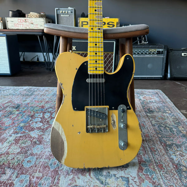 Nash T-52 Telecaster, Butterscotch Blonde with Heavy Aging