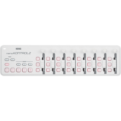 Korg nanoKONTROL2 - Slim-Line USB MIDI Controller (White)