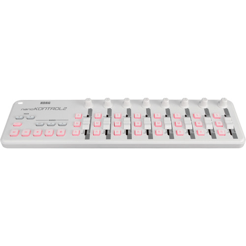 Korg nanoKONTROL2 - Slim-Line USB MIDI Controller (White)