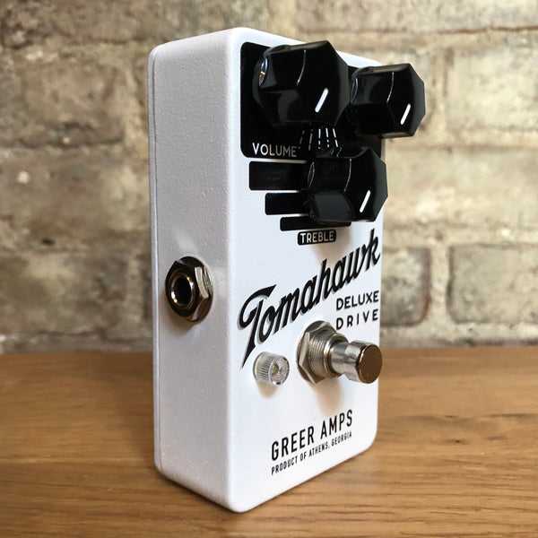 Greer Amps Tomahawk Deluxe Drive, Limited Edition White