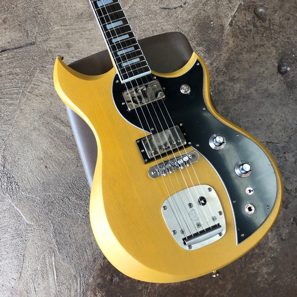Dunable Guitars Cyclops USA, Black Limba VT Yellow