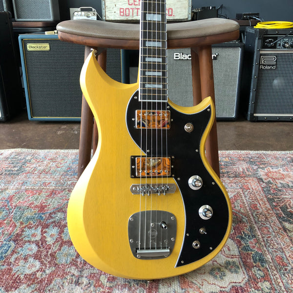 Dunable Guitars Cyclops USA, Black Limba VT Yellow