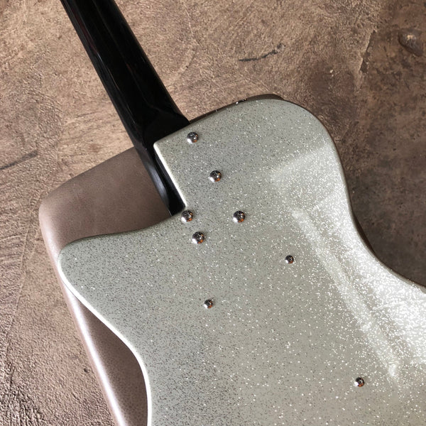 Danelectro '56 Baritone Electric Guitar - Silver Metalflake
