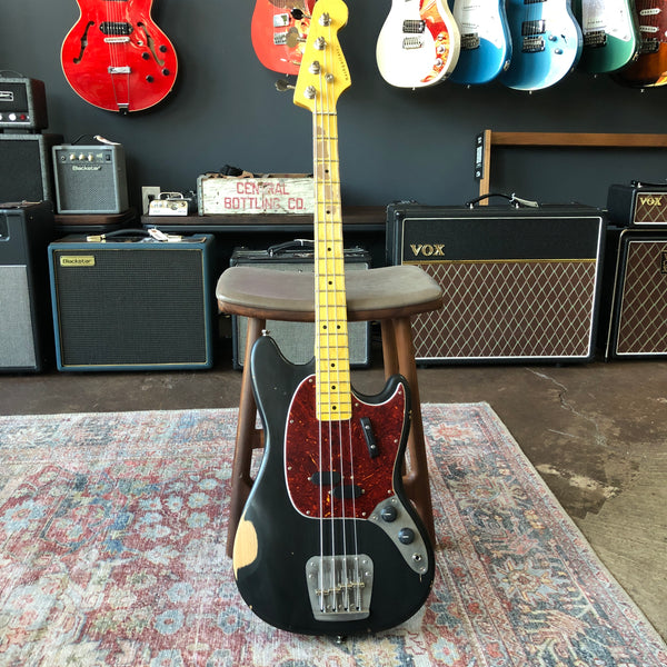 Nash MB-63 Mustang Short-Scale Bass, Black with Medium Aging