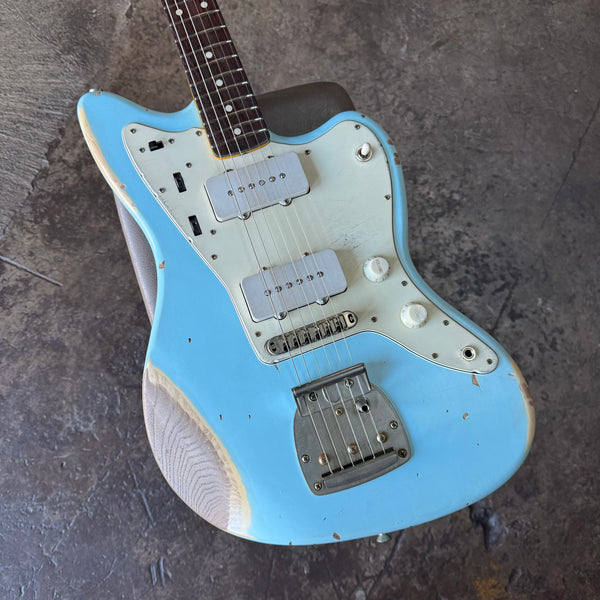 Nash JM-63 Jazzmaster, Sonic Blue with Heavy Aging