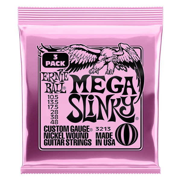 Ernie Ball  Mega Slinky 3 pack - 10.5-48 gauge