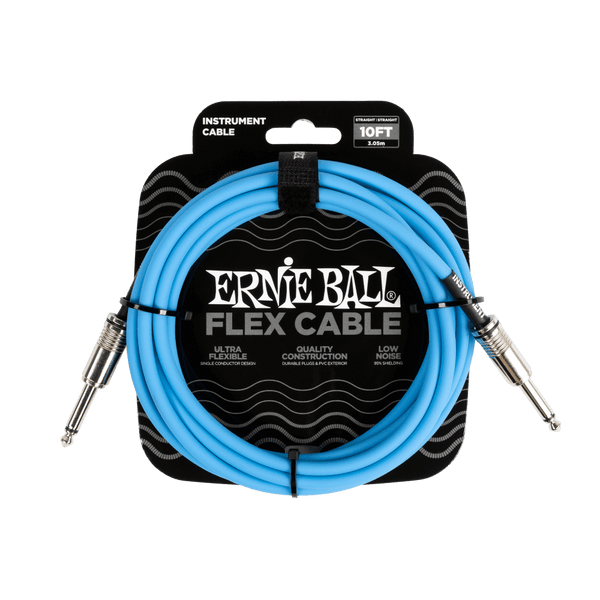 Ernie Ball Flex Cable 10ft Blue