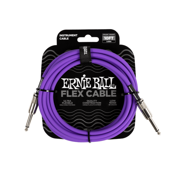 Ernie Ball Flex Cable 10ft Purple