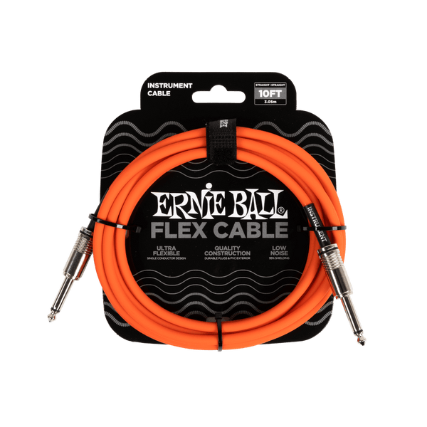 Ernie Ball Flex Cable 10ft Orange