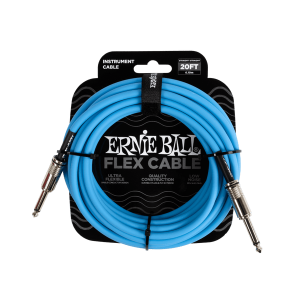 Ernie Ball Flex Cable 20ft Blue