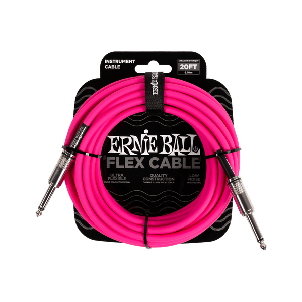 Ernie Ball Flex Cable 20ft Pink