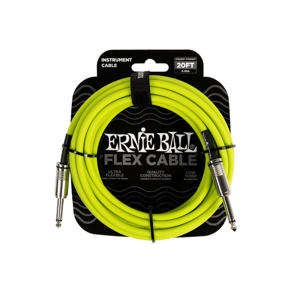 Ernie Ball Flex Cable 20ft Green