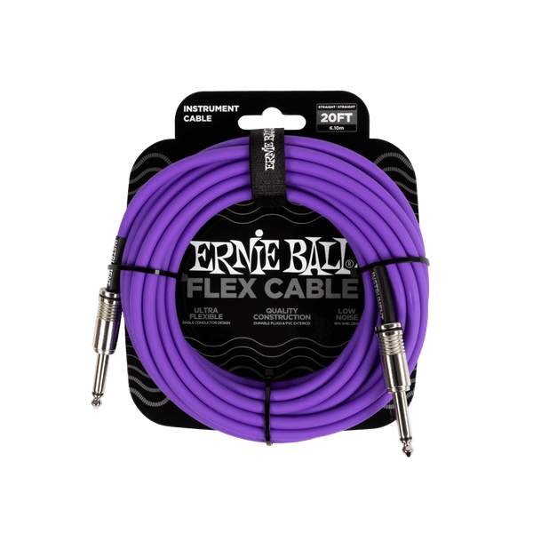 Ernie Ball Flex Cable 20ft Purple