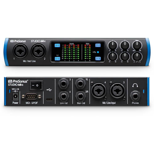 PreSonus Studio 68c USB-C Audio Interface with StudioOne® Artist Software