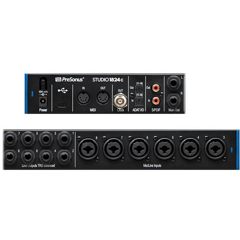 PreSonus Studio 1824c USB-C Audio Interface with StudioOne® Artist Software