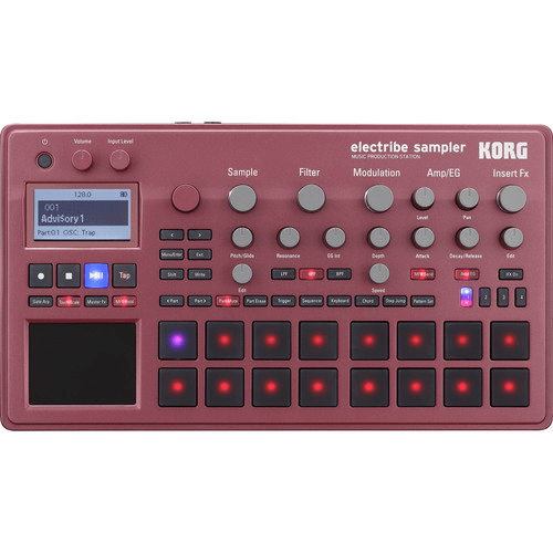Korg Electribe Sampler Music Production Station with v2.0 Software (Red) [DEMO]