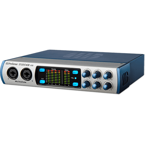 PreSonus Studio 68 USB Audio Interface with 2 XMAX Preamps