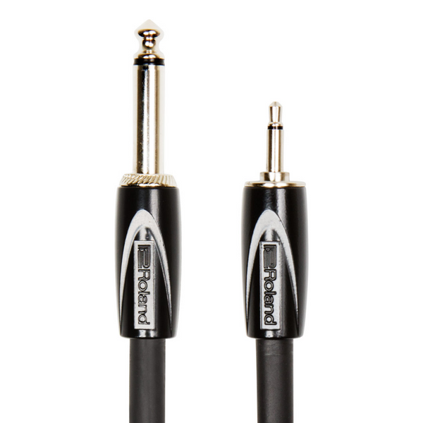Roland Black Series Interconnect cable—1/8-inch to 1/4-inch