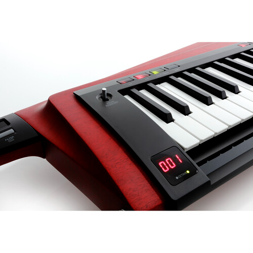 Korg RK-100S v2 37-Note Keytar, Red