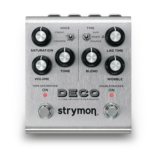 Strymon Deco V2 tape saturation and double tracker