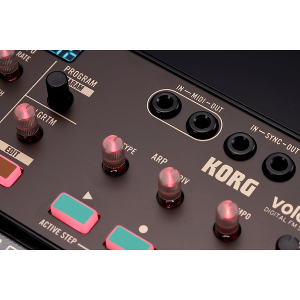 Korg Volca FM2 and PA-100 Volca AC Power Adapter Bundle