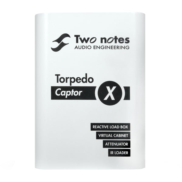 Two Notes Torpedo CAPTOR X 16 Ohm loadbox, attenuator, speaker sim, DI