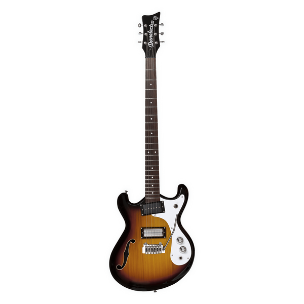 Danelectro 66BT Classic Semi-Hollow Baritone Guitar - Vintage Sunburst
