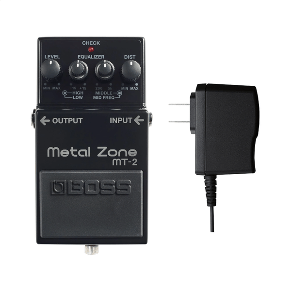 Boss MT-2 Metal Zone - Limited Edition 30th Anniversary MT-2-3A and PSA-120S Power Adaptor Bundle