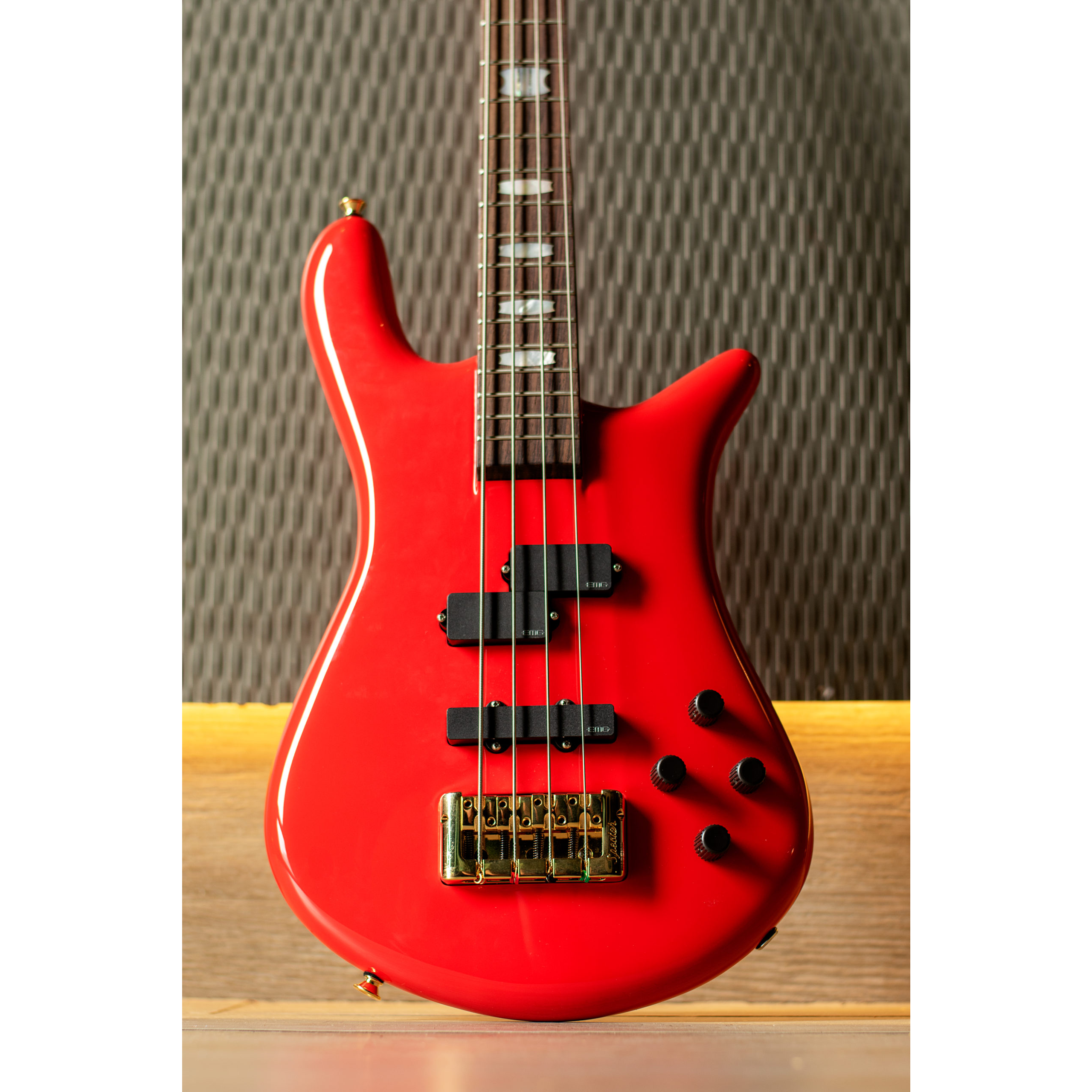 Spector Euro 4 Classic, Solid Red Gloss Hardware - Parcel