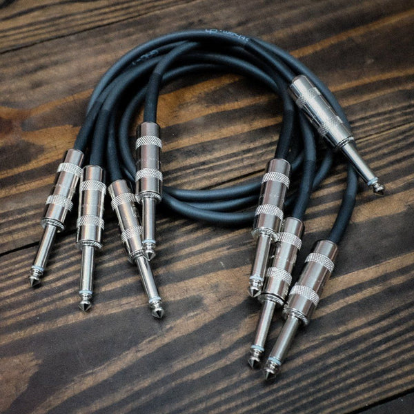 Lincoln ROUTE 24 VOLTS (4 PACK) / 1/4" TS Unbalanced Interconnect Gotham GAC-1 Large Format 5U Modular Patch Cable