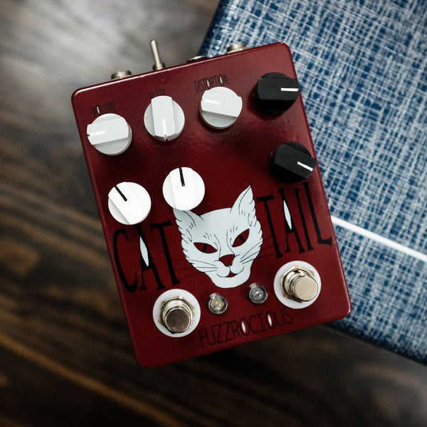 Fuzzrocious Cat Tail with Octave Jawn Mod [ Maroon ]