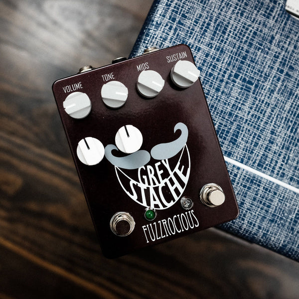 Fuzzrocious Grey Stache with Octave Jawn Mods [ Black Cherry ]