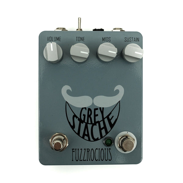 Fuzzrocious Grey Stache with Diode and Momentary Oscillation Mods