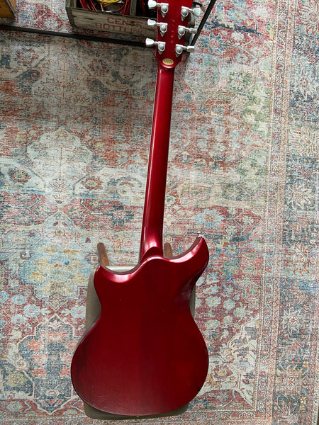 Dunable Guitars Cyclops USA, Black Limba Candy Apple Red