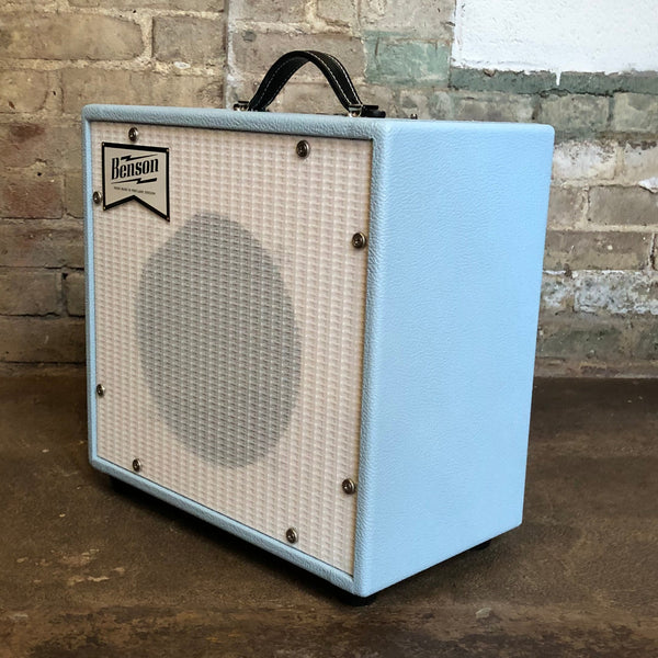 Benson Amps Vinny Reverb Combo, Sonic Blue with White Grill
