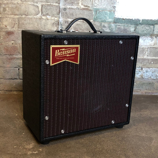 Benson Amps Nathan Junior, Black Tolex with Oxblood Grill Cloth