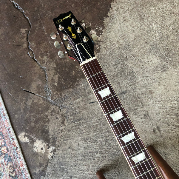 Heritage Custom Shop Core Collection H-150 Plain Top Electric Guitar with Case (Artisan Aged), Dirty Lemon Burst