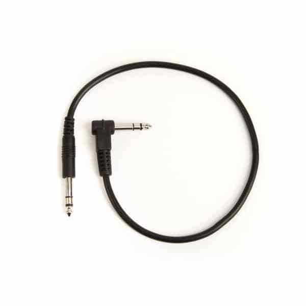 Strymon 1/4" TRS Male Straight to 1/4" TRS Male Right-Angle Cable, 1.5' Long