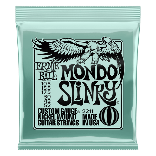 Ernie Ball Mondo Slinky Nickelwound Electric Guitar Strings 10.5-52 Gauge