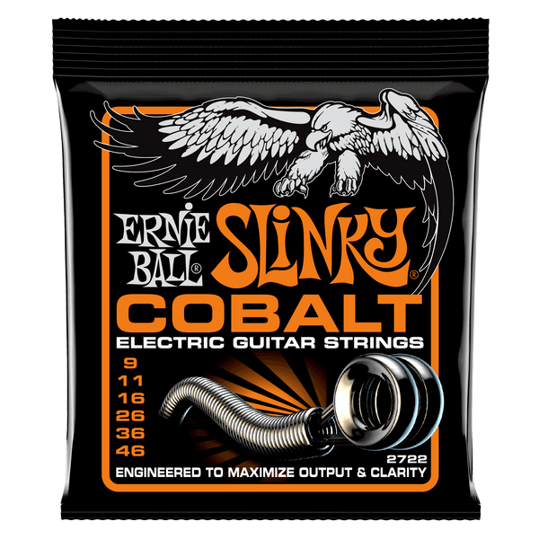 Ernie Ball Hybrid Slinky Cobalt Electric Guitar Strings - 9-46 Gauge