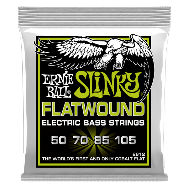 Ernie Ball Regular Slinky Flatwound Electric Bass Strings - 50-105 Gauge