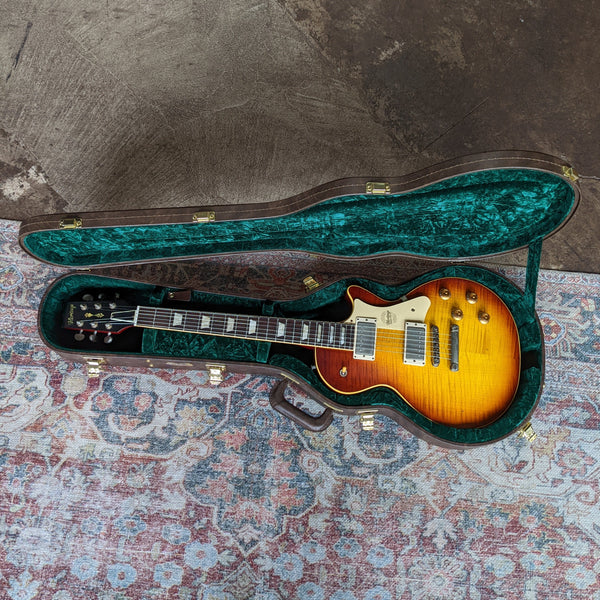 Heritage Custom Shop Core Collection H-150 Electric Guitar with Case, Tobacco Sunburst Artisan Aged