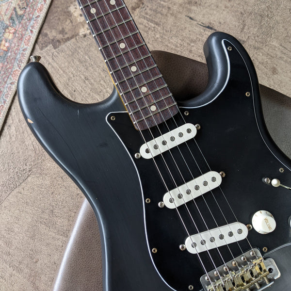 Nash S-63 Stratocaster, Black with Light Aging