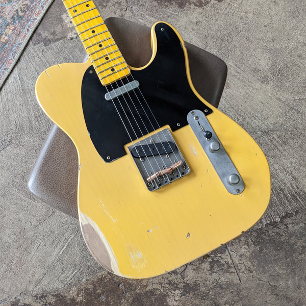Nash T-52 Telecaster, Butterscotch Blonde with Medium Aging