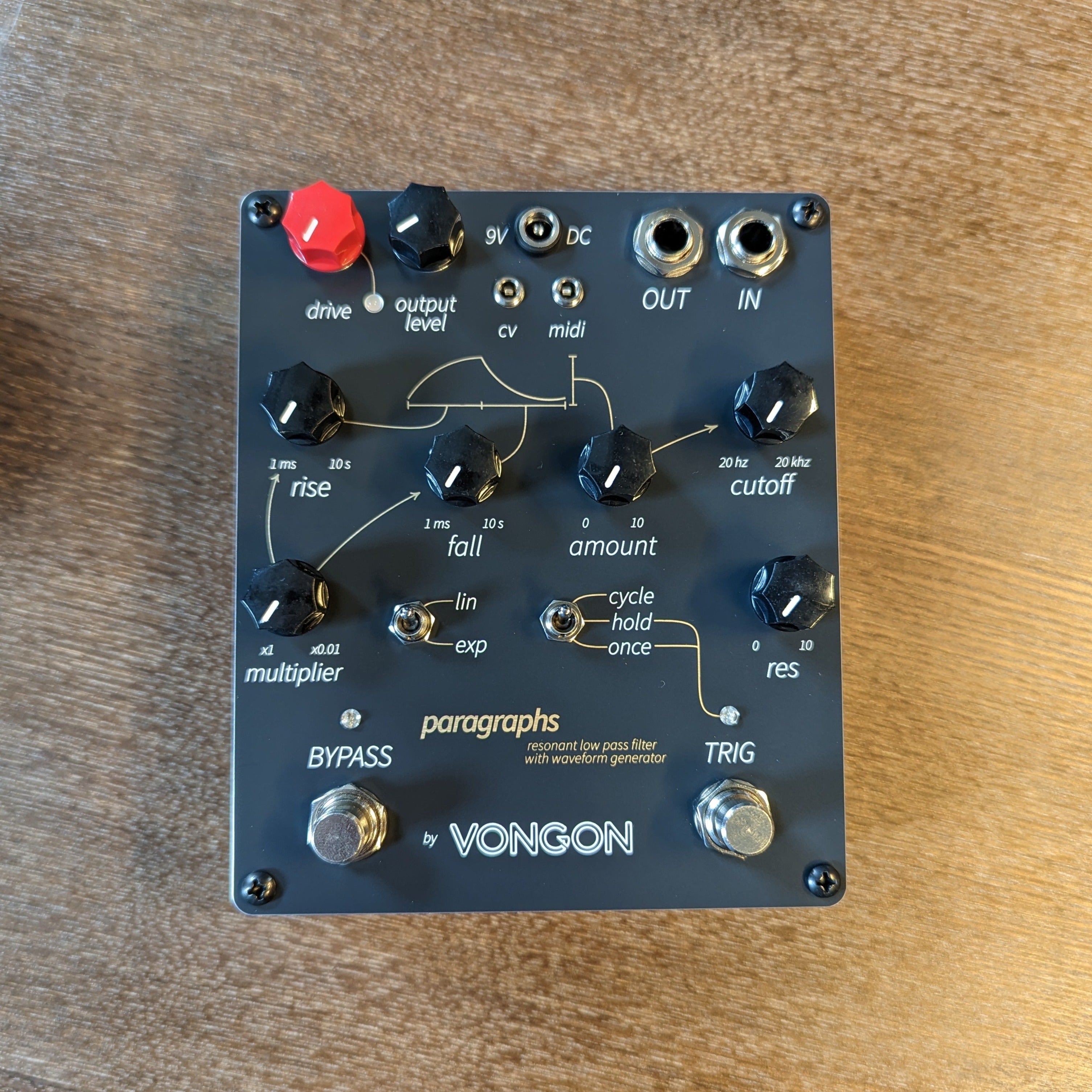 Vongon Paragraphs Analog Four-Pole Resonant Low Pass Filter - The