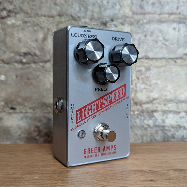 Greer Amps Lightspeed Organic Overdrive, Silver Britches