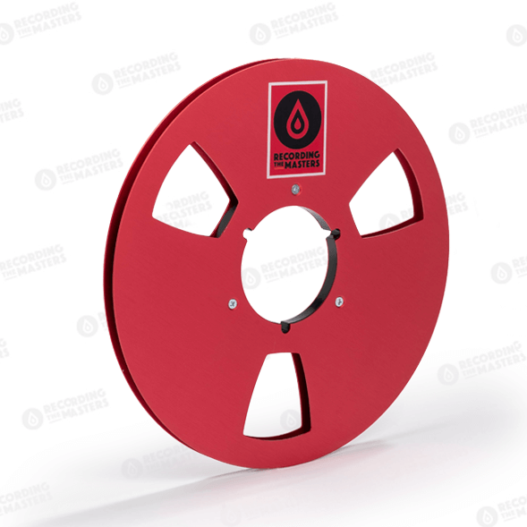 Recording The Masters - RTM / 10.5 Metal Take Up Reel in RED With Hinged  Box