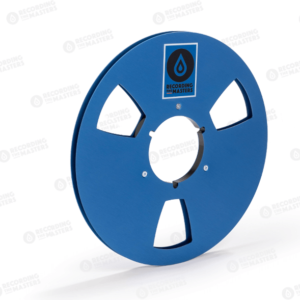 Recording The Masters  - RTM / 10.5" Metal Take Up Reel in BLUE With Hinged Box