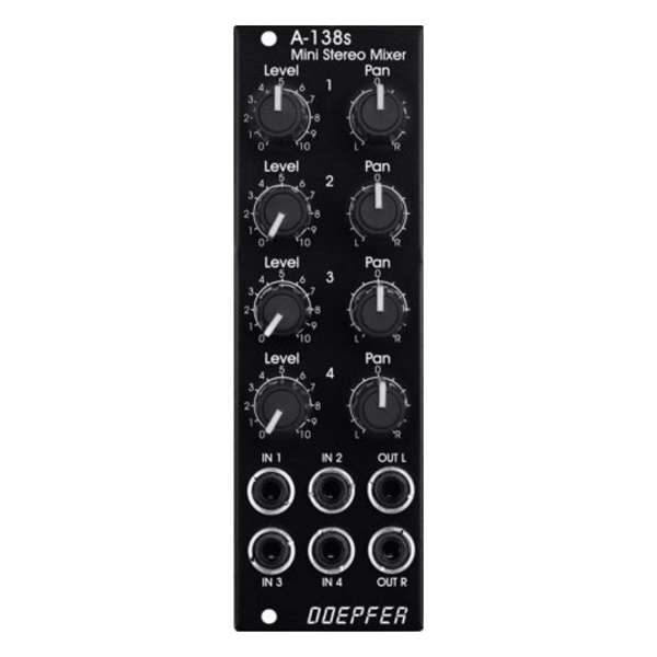 Doepfer A-138sV Mini Stereo Mixer (Vintage Edition)
