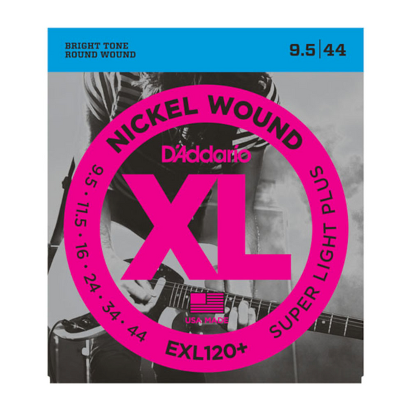 D'Addario EXL120+ Nickel Wound, Super Light Plus, 9.5-44